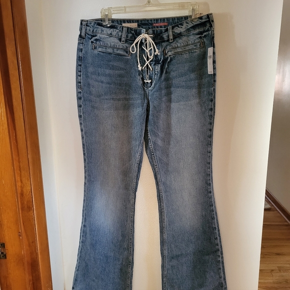 Anthropologie Pilcro The Icon Laceup Jeans Size 31 NWT - Picture 5 of 13